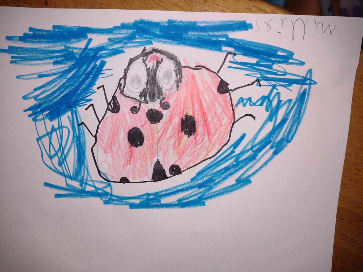 jas1984's tweet photo. @RobBiddulph #DrawWithRob by Millie Aged 5 and an effort from Daddy. https://t.co/TdQ8mfjwEj