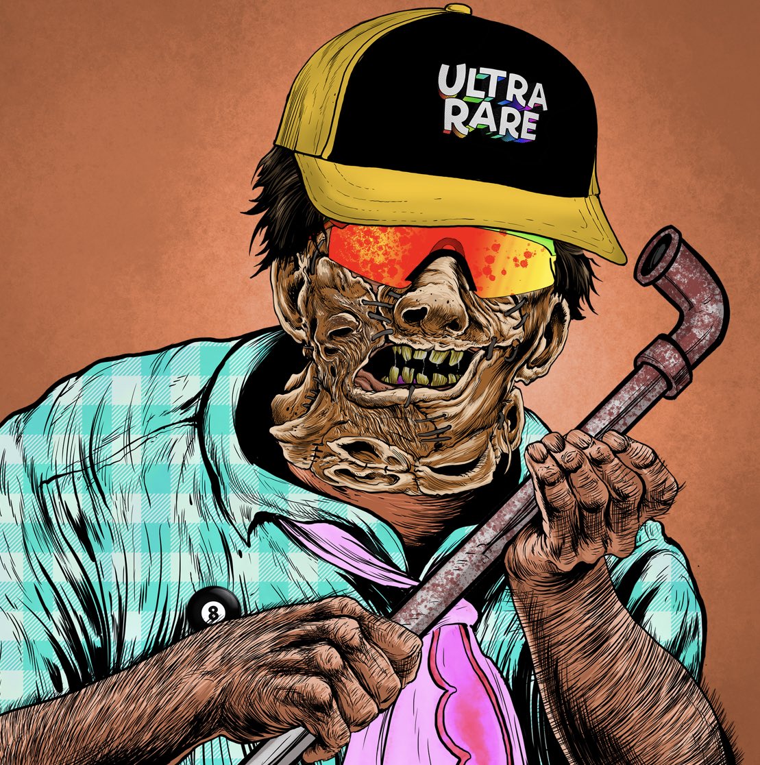 xerxesETH's tweet photo. Leather face came in rare! @UltraRareUK https://t.co/5xEA8kyoO1