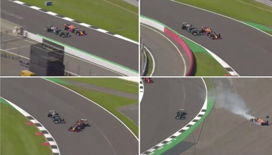AlexCodd's tweet photo. @Kossano1 @carlosslb1904 @sophieebrearley Lol delusional if you think max left lewis no space 🤣🤣 https://t.co/LRPZKgPrJ0