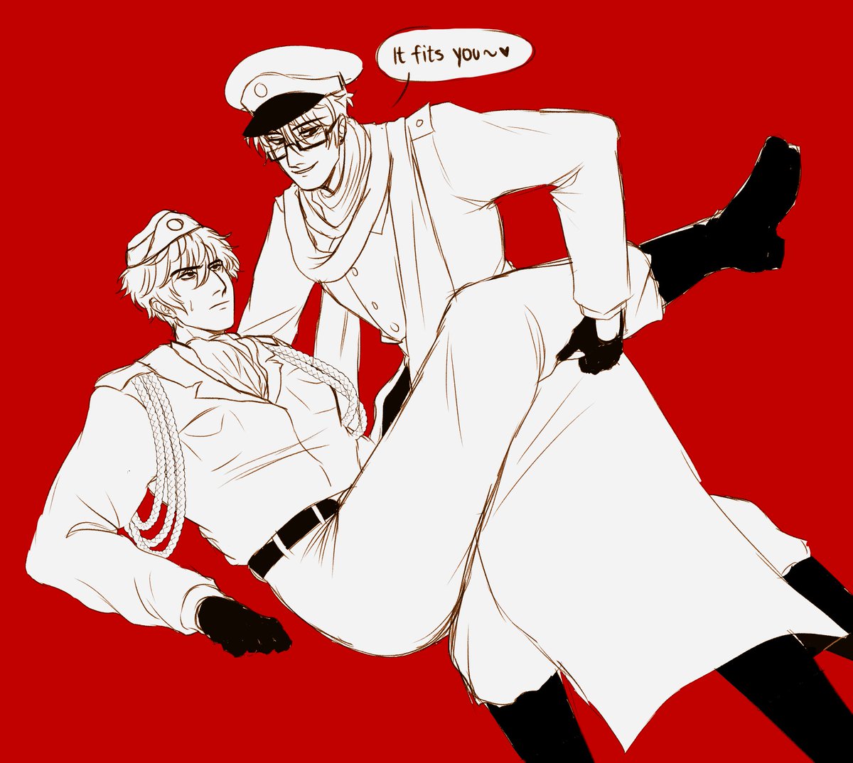 3. Like. anon on Tumblr requested them to switch uniforms. pic.twitter.com/...