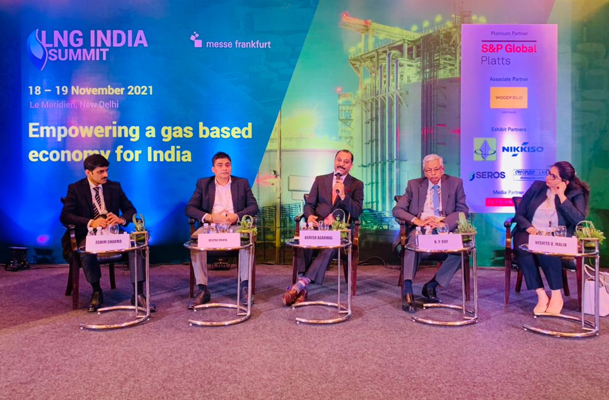 LNGIndiaSummit's tweet photo. #LNGIndiaSummit  | Witness the power-packed panel discussion on #LNG demand-supply scenario, the impact of Covid-19, and pricing by an impressive line-up of #ThoughtLeaders and #industryprofessionals sharing their expertise and experiences.
Stay connected 
https://t.co/qhYs8HlFPQ https://t.co/6b1aEVEVQS