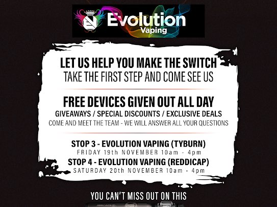#geekvape #geekbar #elfbar Roadtrip to #evolutionvaping Friday and Saturday