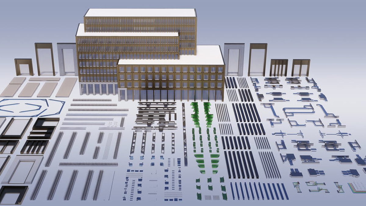 The Forge by <a href="/BrydenWood/">Bryden Wood</a> <a href="/LandsecGroup/">@LandsecGroup</a> will be the world’s first major commercial building to use a #P-DfMA approach, as well as the UK's first <a href="/UKGBC/">UK Green Building Council</a> #NetZero carbon in construction and operation.

Watch the latest <a href="/RIBA/">Royal Institute of British Architects</a> <a href="/SupplyCSSchool/">Supply Chain Sustainability School (UK)</a> video here: bit.ly/3CvTLKM