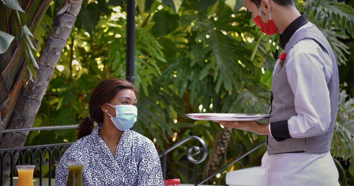 The Hotel has opened a COVID-19 friendly outside Spa dining area, where you can order from the Health Spa Menu while enjoying the luscious tropical gardens and the Spa reflection ponds. 
 
To book your next spa day, please click on the link below: 
oysterboxhotel.com/wellness-and-s…