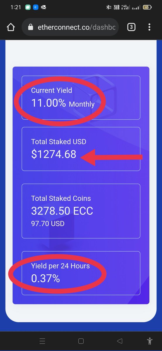 SSDas04189406's tweet photo. @Etherconnt Hi...Admin..Can anybody help me out... Monthly Yield should be 13%.Why showing 11%?? https://t.co/XSMAQnXTTW