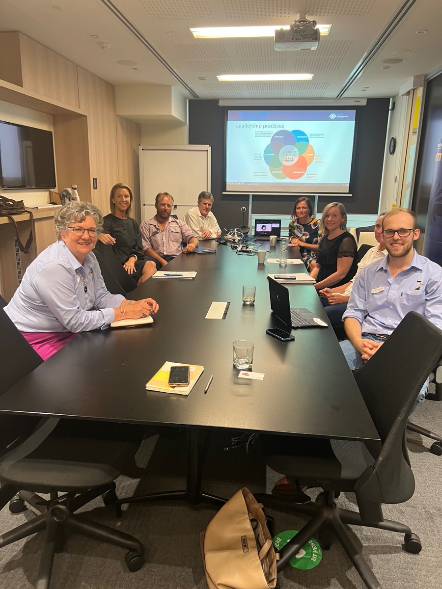 ARLFNews's tweet photo. Our BNE team works from the @AgForceQLD HQ. Yesterday, Partnerships Director Philippa spent some time with the visiting #agforceYPC to talk about leadership development and current opportunities. #ruralleaders #networking #coworking https://t.co/pqmkGGCPsQ