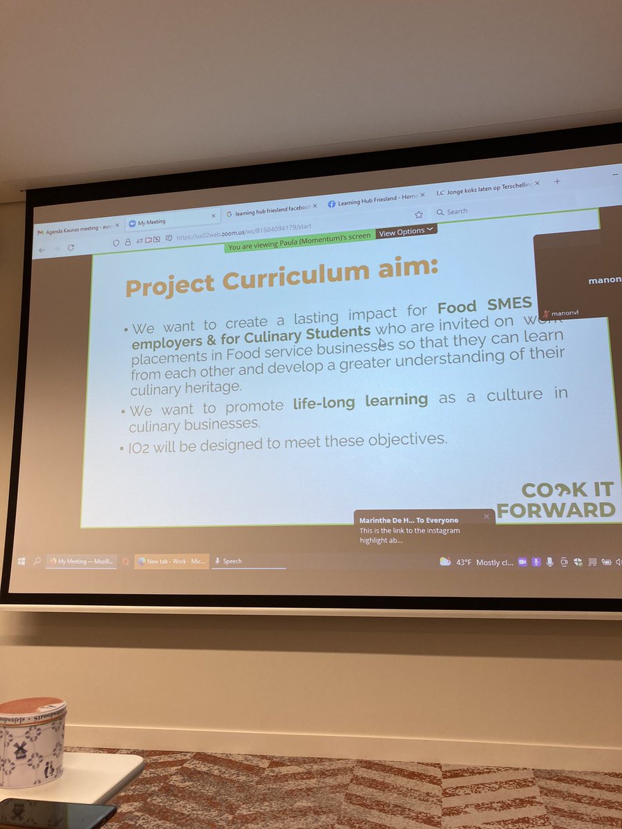 bia_innovator's tweet photo. Really excited to be meeting with our EU partners for the #cookitforward project in Lithuania today.
Empowering culinary business employers to work with Vet educators and students to find innovative ways to connect culinary heritage to region. https://t.co/CR5uVd6XCZ