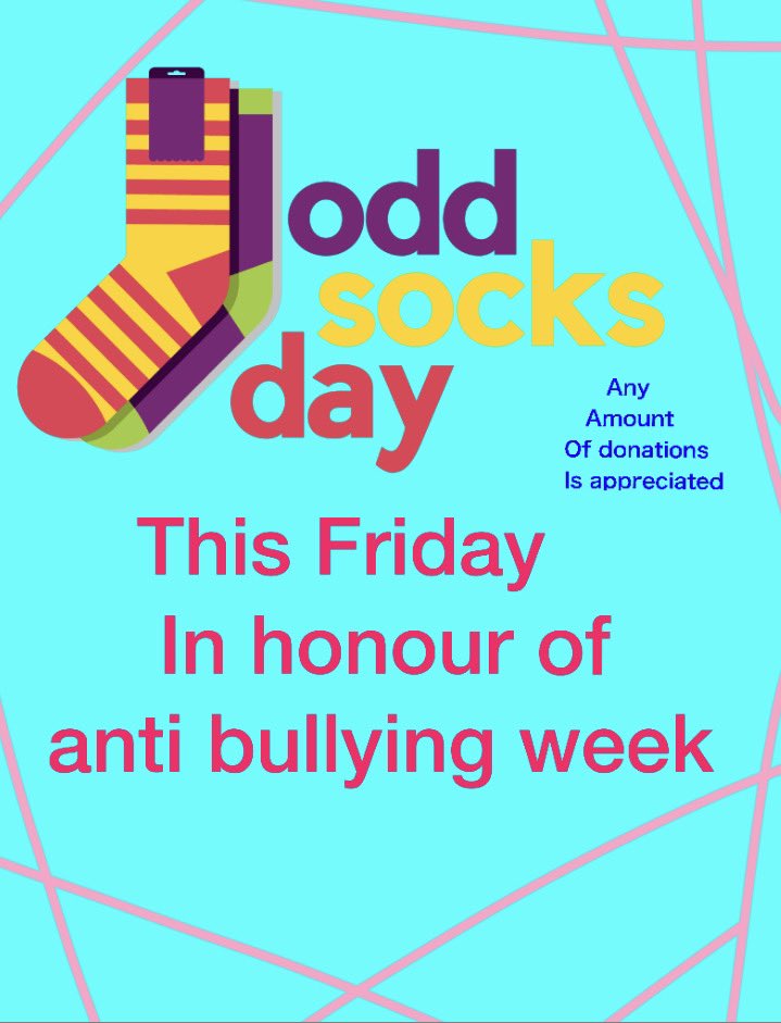 Odd Sock Day at Shawlands tomorrow This is not a Non-Uniform. #OneKindWord  #@ShawlandsAcad
