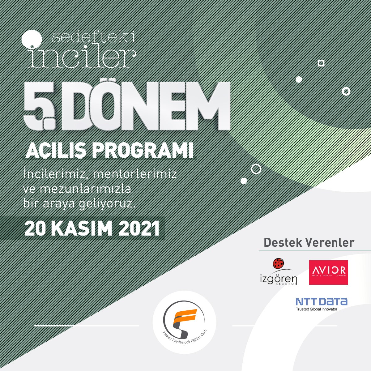 faydasicokvakfi's tweet image. 5 Dönem açılış programımızda İncilerimiz, mentorlerimiz ve mezunlarımızla bir araya geliyoruz.

@izgorenakademi @a_serif_izgoren @ugurbocekleri 

#Faydasıçokvakfı #Sedeftekiİnciler #Eğitim #Mentorluk #nttdata #izgörenakademi #ugurböcekleri