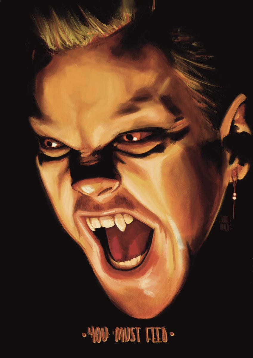 You'll never grow old, Michael, 
and you'll never die.
But you must feed 🦇 

#TheLostBoys #KieferSutherland #80shorror #HorrorMovies #vampires #art #ArtistOnTwitter #portrait