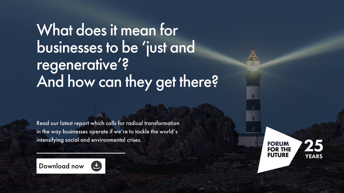 Forum for the Future tweet media