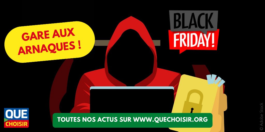 [#Commerce] #BlackFriday2021 : prenez garde aux #arnaques en ligne ! 
👉 ufcqc.link/n96344

#ecommerce #Internet #soldes #BlackFriday