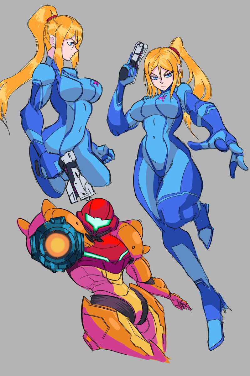 サムス・アラン 「everybody loves samus

QRT your most pop」|Chef's open comms - 5/5 slots filledのイラスト