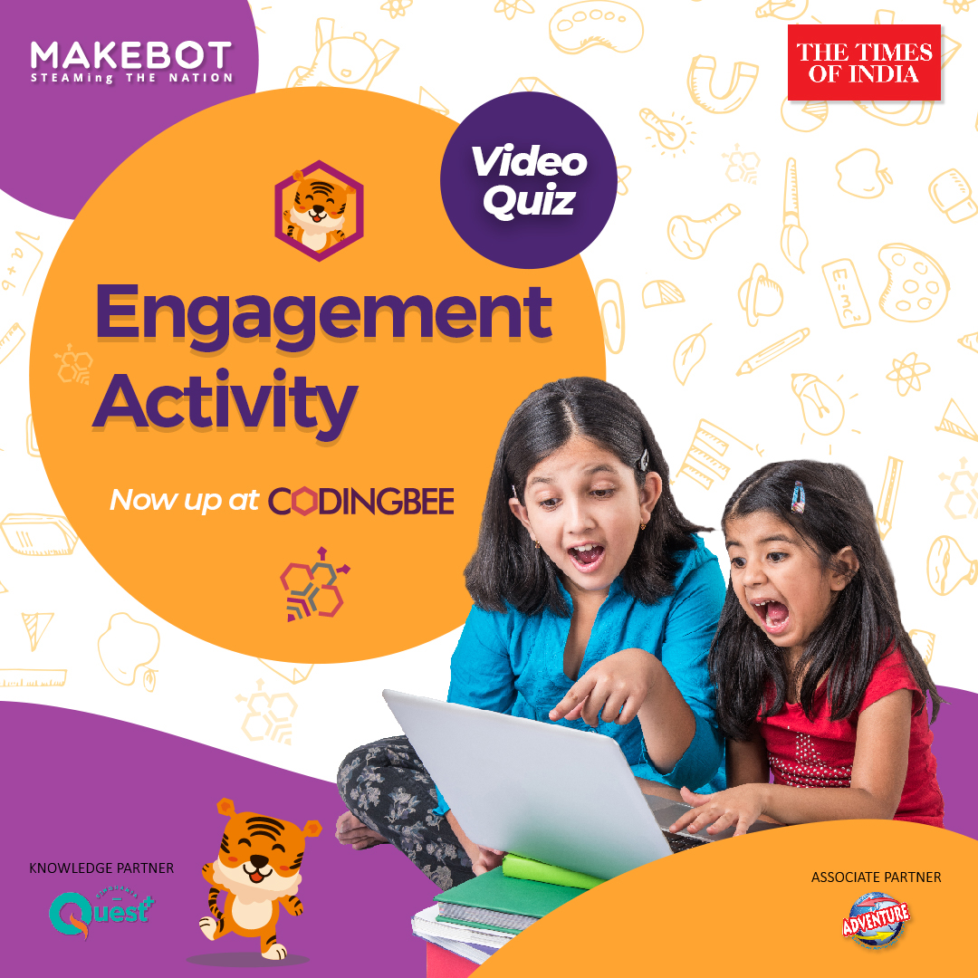 MyMakebot's tweet image. A very fun and interactive engagement activity segment of CodingBee, Video Quiz!
Enjoy a unique learning and evaluative session.
#codingbee #codingchampionsh #codingforkids #learning #gaming #java #Scripts #artificialintelligence #Machinelearning