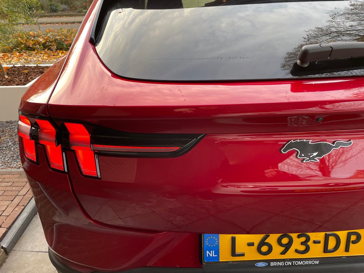 Morning! Dat is even goed wakker worden met de Ford Mustang Mach-E! 🤩

<a href="/FordNL/">Ford Nederland</a> #MustangMachE