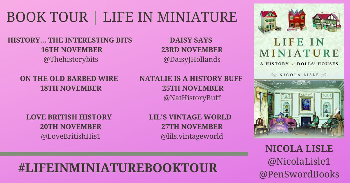 miniaturesbook's tweet photo. It's Day 2 of the #LifeinMiniature #BookTourAnniversary! #OTD last year On the Old Barbed Wire called the book "an extremely interesting journey" into the dolls' house world - read the full review here: https://t.co/wprm3V2q2o
@penswordbooks @PSHistory https://t.co/7MSrweD5Kn