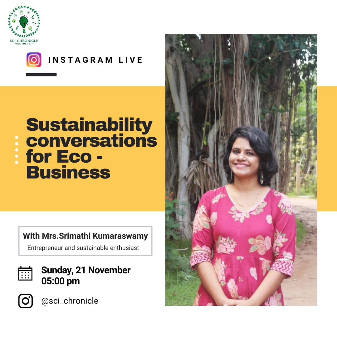 sci_chronicle's tweet photo. Join with us
https://t.co/huLXgmD89i

#InstagramLive #sustainability #ecofriendly #Eco #Conversation #scichronicle #instagram #instagood #session #Entrepreneurship #entrepreneur https://t.co/ZZMx0vckqu