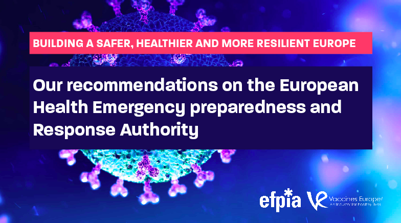 EFPIA's tweet photo. The creation of #HERA is a first step to putting Europe on the front foot in addressing global health threats. Read our recommendations on how it should work: https://t.co/GXPLUYtNfw
#HealthUnion
@VaccinesEurope https://t.co/ksbvboRZ9t