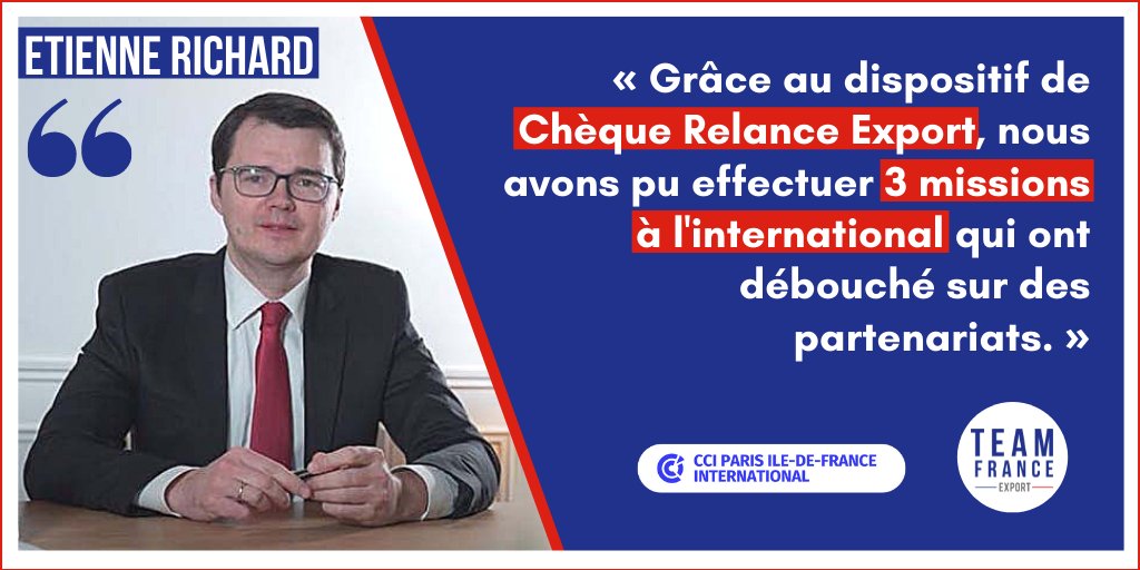 CCIParis_Export's tweet photo. [ #Témoignage ] Etienne Richard, CEO @Sonoscanner revient sur l'aventure de son entreprise à l'#international, le rôle de la #TeamFranceExport et l'opportunité du #ChèqueRelanceExport pour booster son activité 🚀

En savoir plus : https://t.co/7arycJdTlT

cc @businessfrance https://t.co/ZvSDIiK8i5