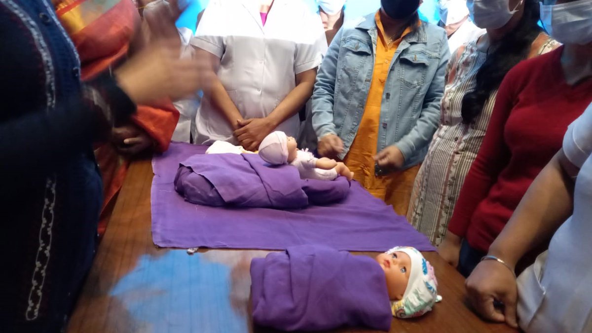nqocnindia's tweet photo. During National Newborn Week 2021 to support roll-out of #MusQan initiative, CNE cell KSCH in collaboration with #IANN and @nqocnindia organized a hands-on-session on Developmentally Supportive Care (DSC) and infection prevention &amp; control on 18 Nov 21 https://t.co/Ty6V9CKsuq