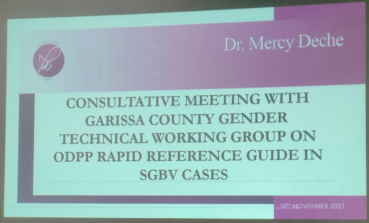 UNODCEastAfrica's tweet photo. #Kenya:@UNODC is facilitating a 1-day consultative workshop for the @ODPP_KE on Rapid Reference Guide in sexual &amp; gender-based violence (SGBV) cases in Garissa County.

The guide will enable prosecutors to facilitate the prosecution of #SGBV cases with ease.#PLEADYetu 
@EUinKenya https://t.co/Uvl90BEr80
