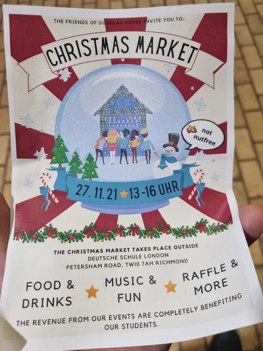 Next Saturday come enjoy some traditional German food and treats