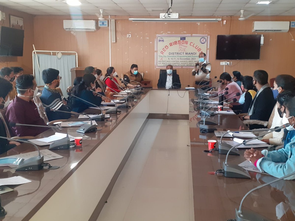 hpsacs's tweet photo. 8th & 9th Training of Red Ribbon Clubs' Nodal Officers and Peer Students in District Mandi on 11th & 12th November 2021 at Mandi
#RRC
#JoinRRC
#JoinRedRibbonClub
#Youth
#YouthHIVAwareness
#Dail1097
#KnowHIV
#KnowAIDS
#NACOAIDSAPP
NACO AIDS APP - Download today https://t.co/z6aTPZt8GU