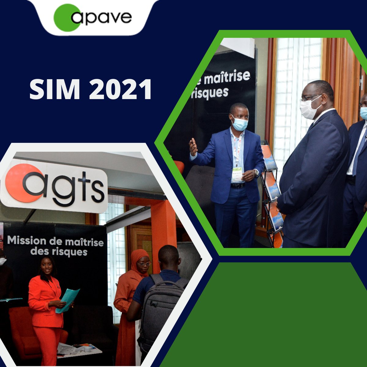 Apave_Int's tweet photo. [#AGTS] Our teams were honoured to welcome Mr. Macky Sall, President of #Senegal to the AGTS stand at #SIM2021,  the major #mining event in Senegal.

Over the recent years AGTS has established itself as a key player in the mining sector in Senegal &amp; in the region. 

#Trust #TIC https://t.co/k1l0ttO4Oh