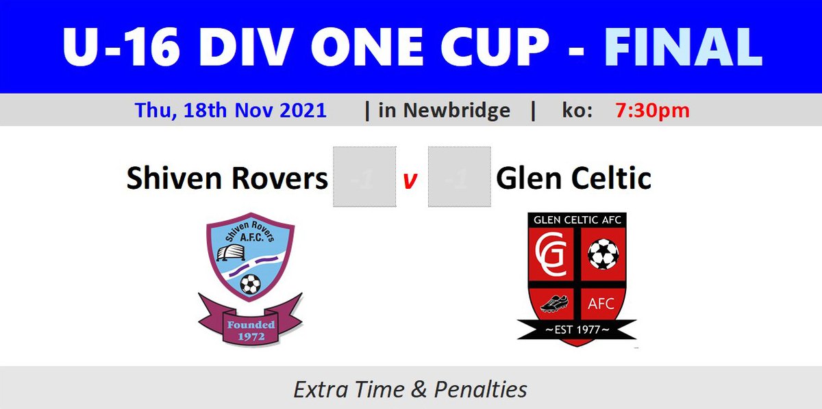 Two U-16 Finals this evening #rdysl21