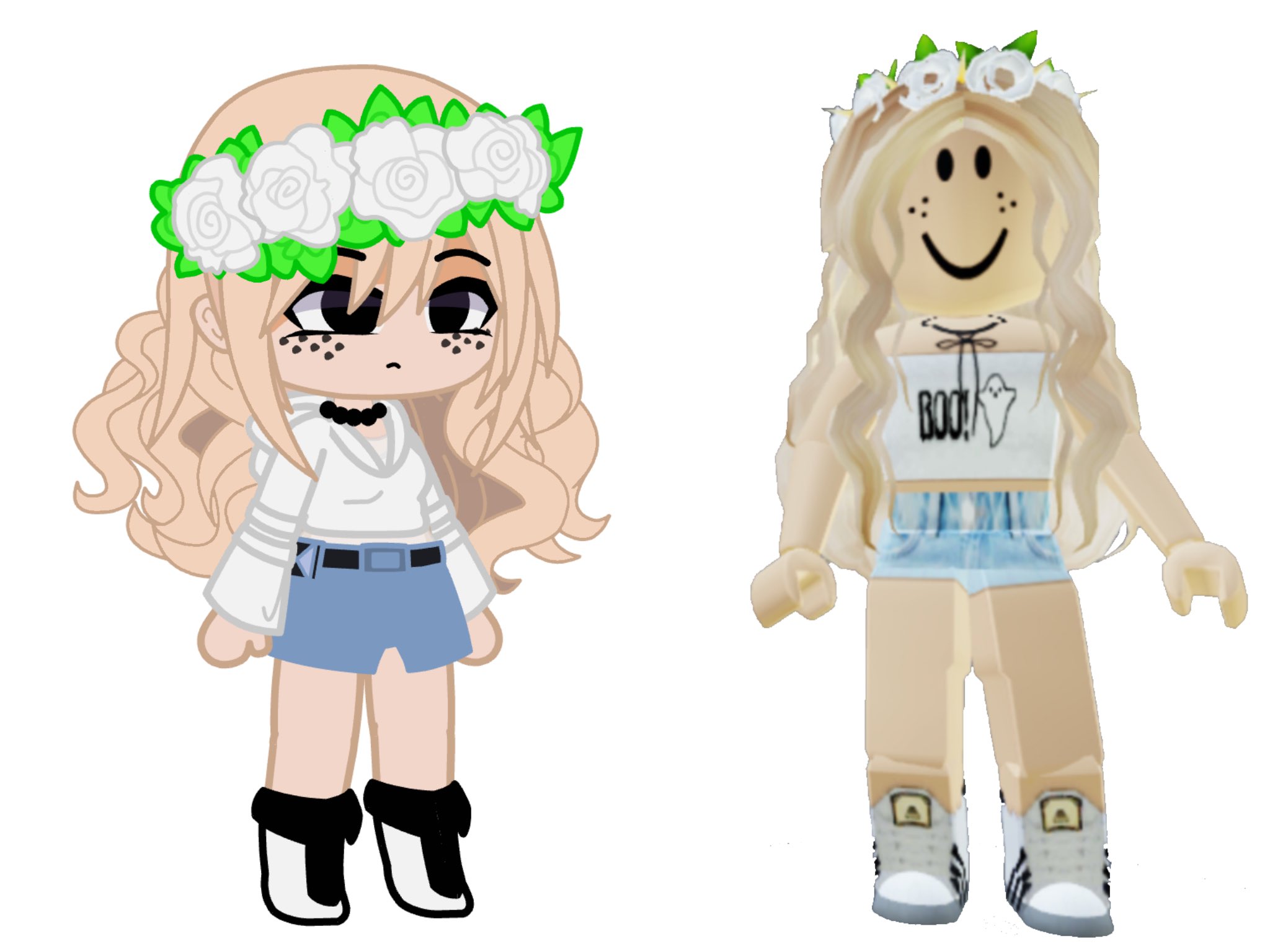 💕💵Caras de ROBLOX en GACHA CLUB🖤🐙 