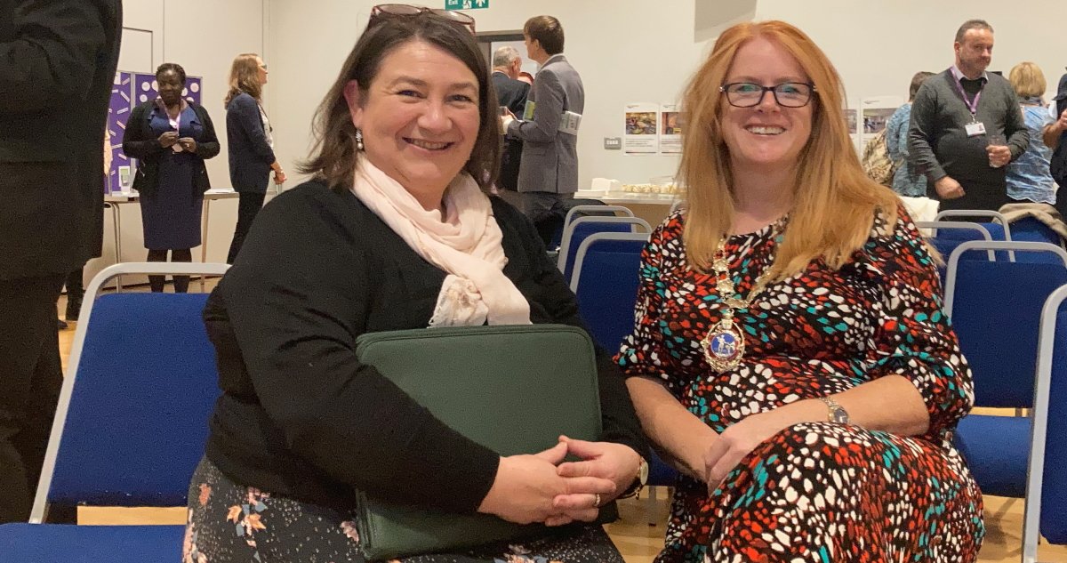 As a local charity working to #ImproveLaterLife in the whole of #Northamptonshire we were delighted that Nicola Toms of <a href="/DaventryVC/">Daventry Volunteer Centre</a> and the Mayor of #Daventry Cllr Karen Tweedale @littleallsorts <a href="/Daventry_TC/">Daventry Town Council</a> were able to attend our AGM. <a href="/WestNorthants/">West Northamptonshire Council</a> #NorthantsTogether