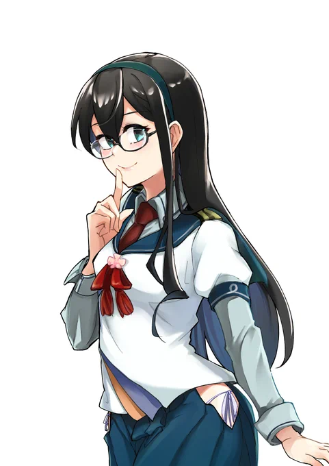 職務中だよ、大淀さん

#艦これ #大淀 #アトリエの系譜 #イラスト 