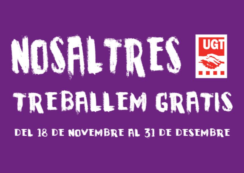 ugt_sp_cat's tweet photo. 🟣Des d'avui fins al 31 de desembre, a causa de la bretxa salarial, les dones treballem 43 dies gratis‼️
A les administracions públiques la bretxa salarial també existeix, tot i ser inferior a l'àmbit privat, aquesta és del 8,5%.
#yotrabajogratis #JoTreballoGratis #SomEssencials https://t.co/96u2Ckj87h