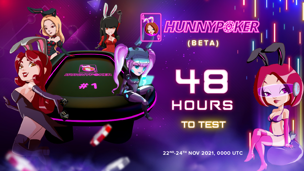 HunnyFinance's tweet photo. We know everyone has been waiting for HunnyPoker 2.0! 😍 Hunny community is welcome to do ♠️♥️♣️♦️ #HunnyPoker Beta Testing on 22nd-24th Nov 2021, 0000 UTC before anyone else! Stay tuned!

#BSC #DeFi #iGaming #PlayToEarn #cryptocasino #casino #仮想通貨 #暗号資産 #カジノ #Poker https://t.co/YwUp264jnO