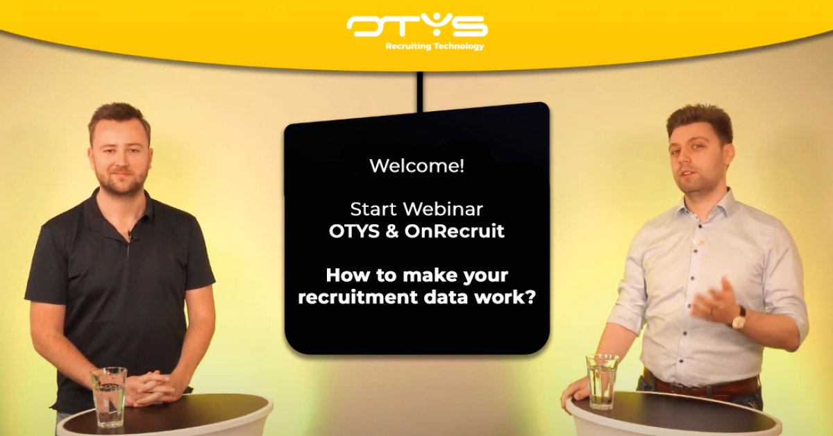 Recently we were invited by our <a href="/OTYS/">OTYS</a> colleagues to do a webinar together about 'How to make your recruitment data work?' Were you not able to join, but would you like to see it? Watch the (Dutch) webinar here: bit.ly/3npcOSA. #otys #onrecruit #recruitment #software