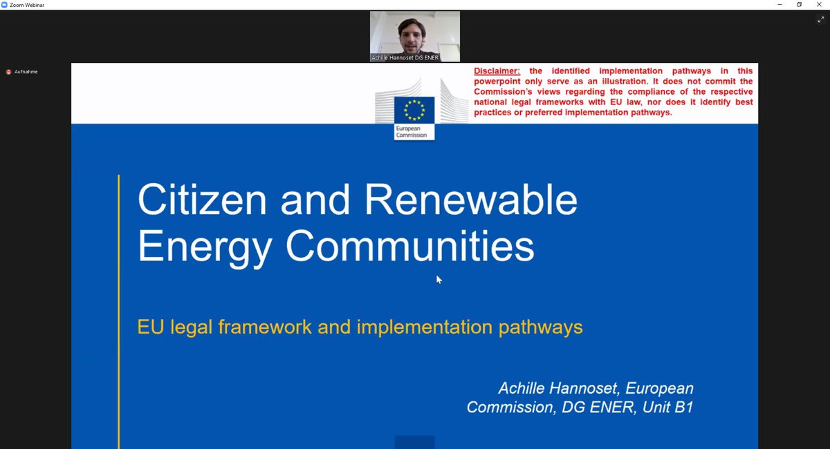 Achille Hannoset (European Commission, DG ENER) presents the EU Clean Energy Package at the international conference Supporting Consumer Ownership in Renewable Energies in #Turin  
<a href="/PoliTOnews/">Politecnico di Torino</a> 
 #renewableenergy <a href="/EU_Commission/">European Commission</a> #energy