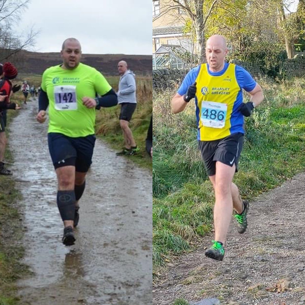 2019 to 2021 - same race at Baildon, 20 mins faster and over 5.5 stone lighter. Some achievement, lots of hard work and tough times. Keep smiling and plenty of positivity is the key #transformationthursdays #throwback #health #mind #body #walking #running #weightloss #goals