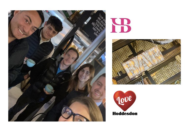 HBAHoddesdon's tweet photo. #TeamHBโs Callum, Amy & Vicki enjoying #networking this morning with @LoveHoddesdon BID - great hearing from @HertsGrowthHub & #ShopAppy at the wonderful @smokeshed
#business #hoddesdon #accountants #NotYourUsualAccountants https://t.co/oBvCBOdO3A