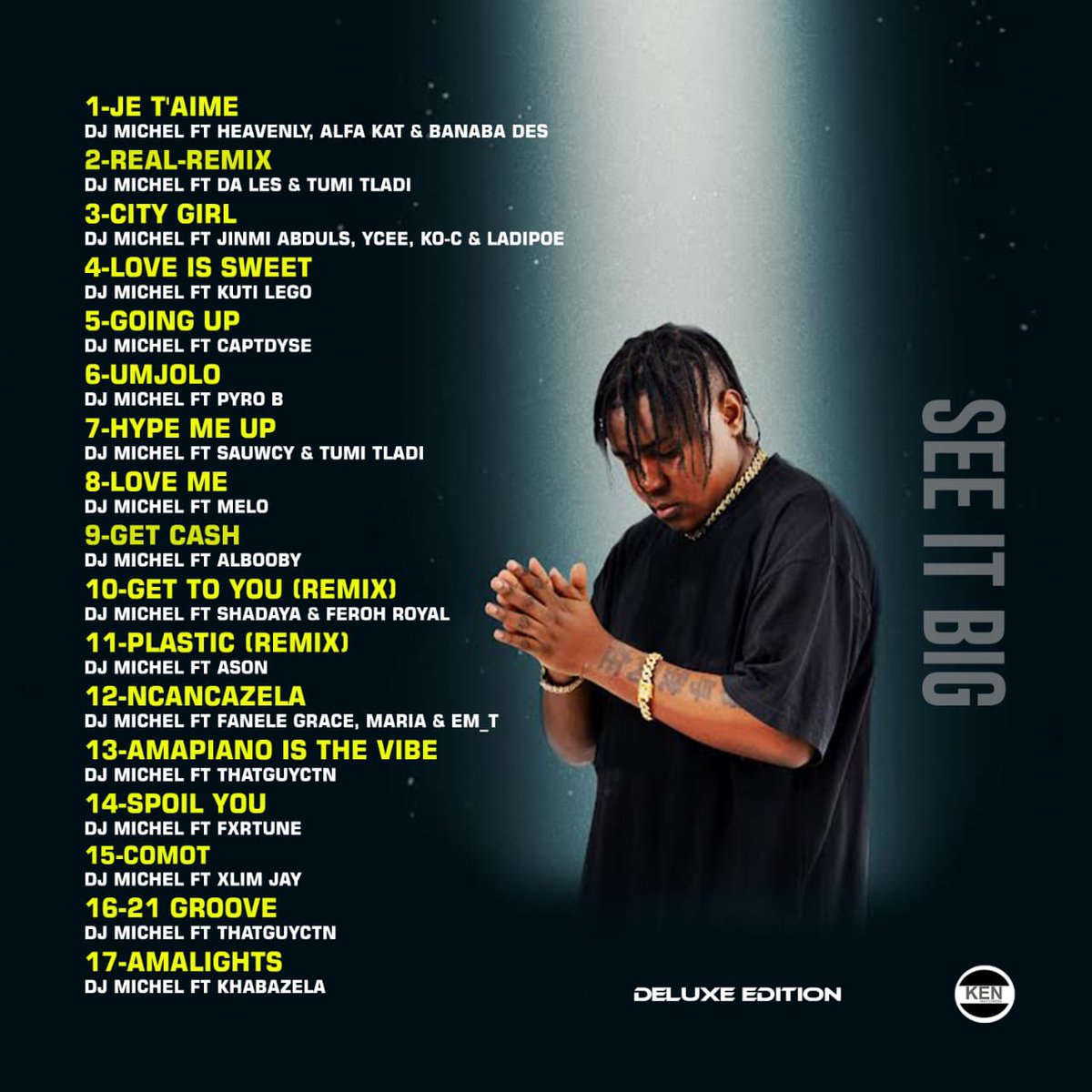 djmichel_sa's tweet image. Track list 👀👀 out midnight thanks everyone on this project the love is real 🙏🏿🙏🏿♥️ please share this post to let the world know 🤍🤌🏾 swipe next 🔥🔥🙏🏿  #Album #TonightVMTV #seeitbig