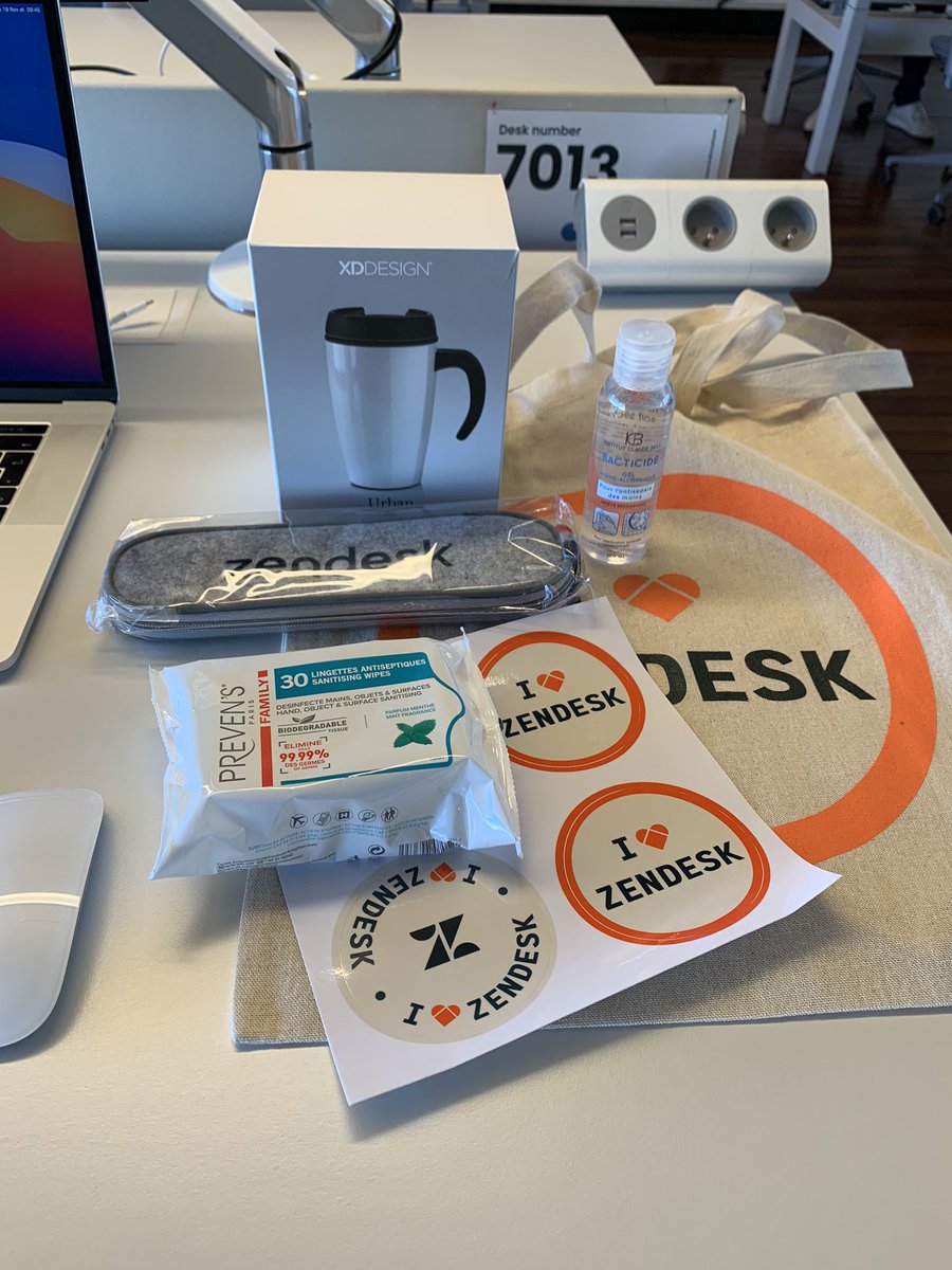 DavidRingayen's tweet photo. So good to be back at the Montpellier office 🥰
Thanks for the gift @Zendesk ! https://t.co/GxthAouqS9