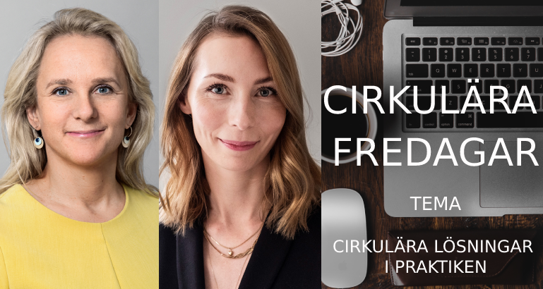 Imorgon är det äntligen dags för Cirkulär Fredag igen med tema: "Cirkulära lösningar i praktiken” av <a href="/AmelieSilfver/">Amelie Silfverstolpe</a> och Johanna Behrman på <a href="/Axfoundation/">Axfoundation</a>. 
Vill du också delta på Cirkulära Fredagar? Bli medlem i Cradlenet! cradlenet.se/bli-medlem
#cirkulärekonomi #swgreen #svpol