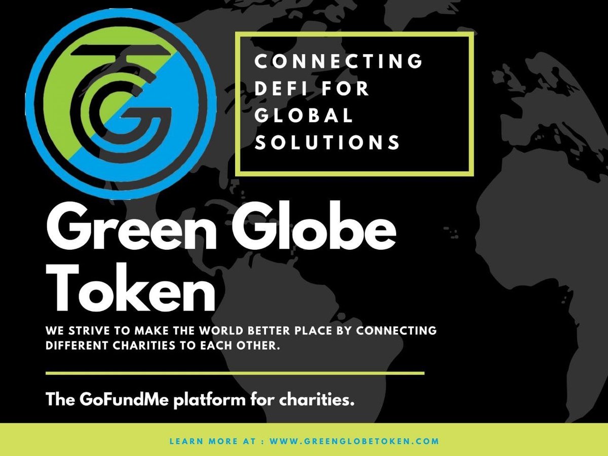 CryptoKing_2020's tweet photo. 🚀@GreenGlobeToken 🌳
The GoFundMe for crypto, just launched on pancakeswap, is hosting a $50 giveaway!
How to enter:
✅Like and Retweet this tweet
✅Follow @GreenGlobeToken and @BSCgemTime 

TG: https://t.co/4Y2FUEn1tU

U can buy GreenGlobe directly at:
https://t.co/y8eju2TfpB https://t.co/aENbLmyX4F