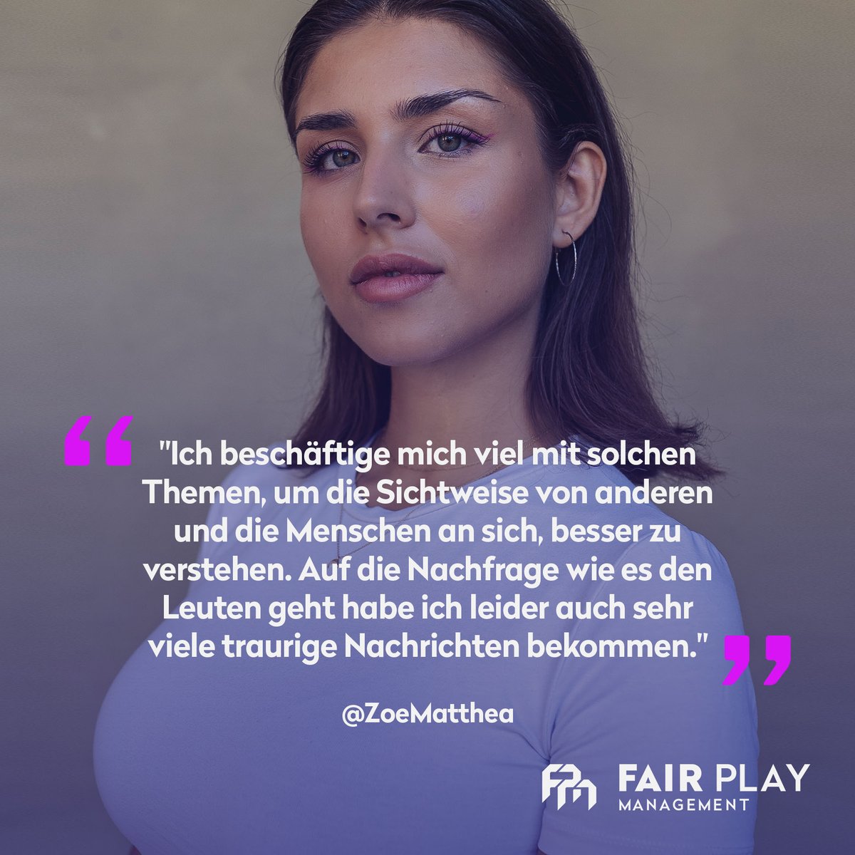 Twitch ist viel mehr als nur eine Plattform zum Zocken. Der Community-Zusammenhalt kann extrem groß &amp; hilfreich sein, wenn das persönliche Umfeld sehr kompliziert wird. 🙄

<a href="/zoematthea/">zoematthea</a> liegt es am Herzen wieder mehr über "schwierige Themen" zu sprechen. 
#justchatting #twitchde