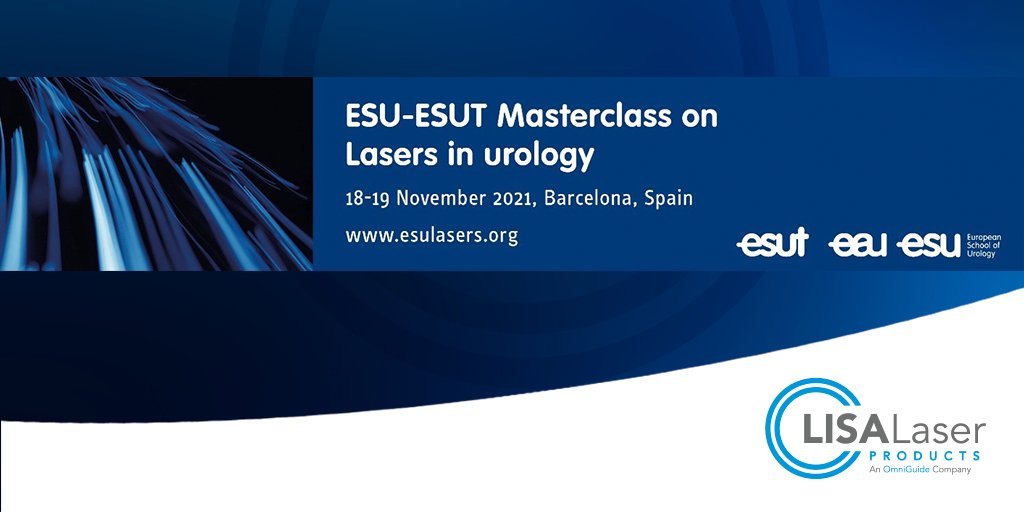 LISA Laser (@lisalaseruro) on Twitter photo We are looking forward to welcome you at ESU-ESUT Masterclass on Lasers in Urology in Barcelona!
#esut21 #masterclass #laser #technology #urology #UroSoMe #medtech #RevoLixHTL We are looking forward to welcome you at ESU-ESUT Masterclass on Lasers in Urology in Barcelona!
#esut21 #masterclass #laser #technology #urology #UroSoMe #medtech #RevoLixHTL