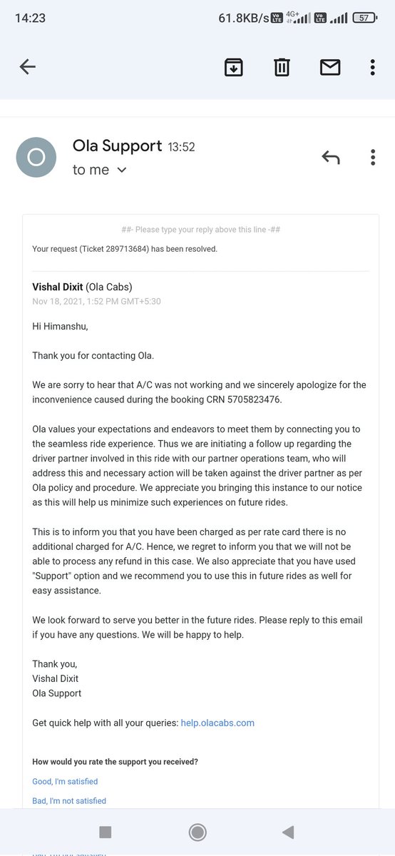 heman_174's tweet image. This is your reply. Please check how much the driver had driven the car. It was less than 500 mtrs. The driver did not want to use ac and expects us to pay full amount. #cheaters #bullshitservices #switchtouber @UberINSupport