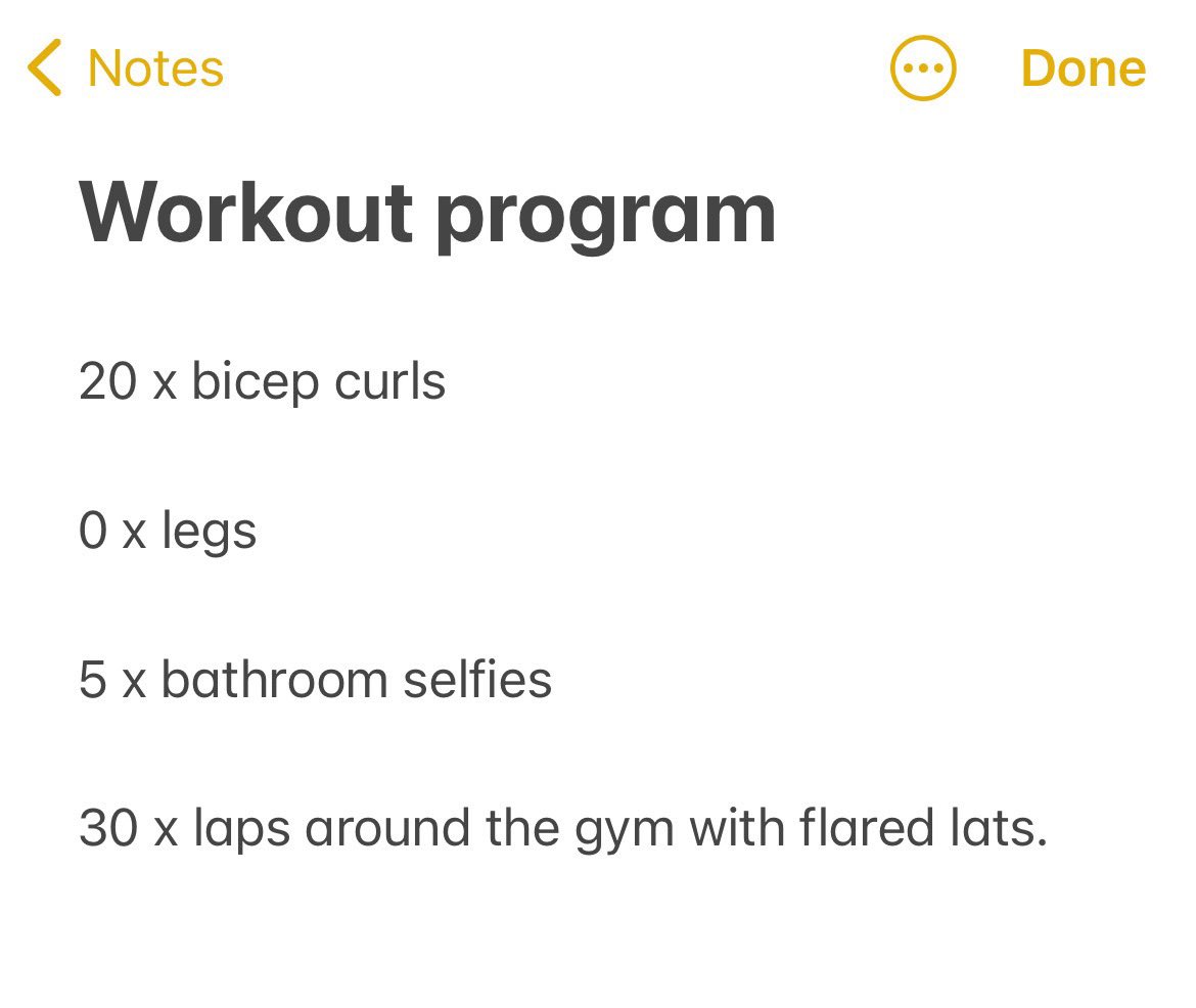 Whose gym notes are these? 🤔👇