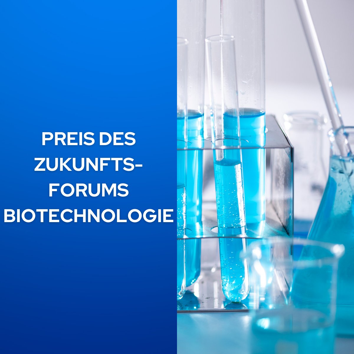 #DECHEMAnews: Preis des Zukunftsforums #Biotechnologie! 🧪

Das Zukunftsforum Biotechnologie zeichnet wieder eine herausragende interdisziplinäre studentische Abschlussarbeit zur Biotechnologie mit einem Preis aus. 

Bewerbungen unter: ow.ly/UCA450GOwgV.