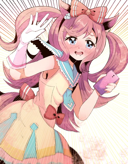 「ゴ ー ル 前 目 線 お 願 い じ ま ぁ ぁ あ"  あ"  っ っ  っ ッ ッ」(このあと一着)
#ウマ娘
#アグネスデジタル 