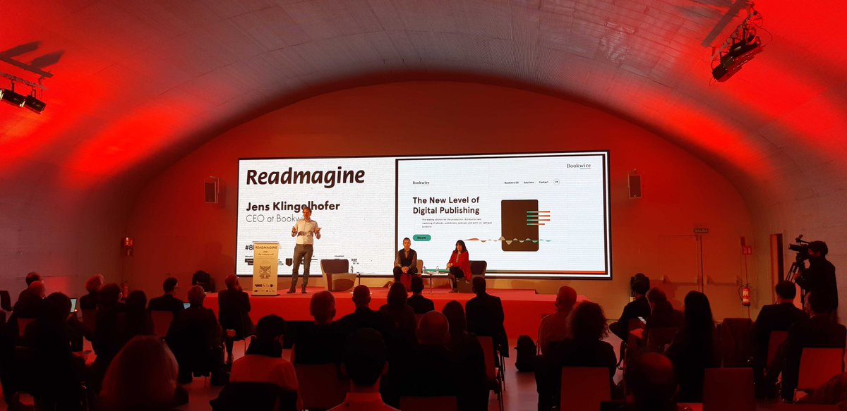 bookwire's tweet photo. Jens Klingelhöfer, our CEO and Co-Founder, is speaking in Madrid at #Readmagine21, the 8th International Digital Distributors Meeting #8IDDM today!
Visit https://t.co/q8OkG9WPFU for more information!
@CasaLector @CanalLector @fundacionGSR @culturagob https://t.co/Q0yUijEJ3G