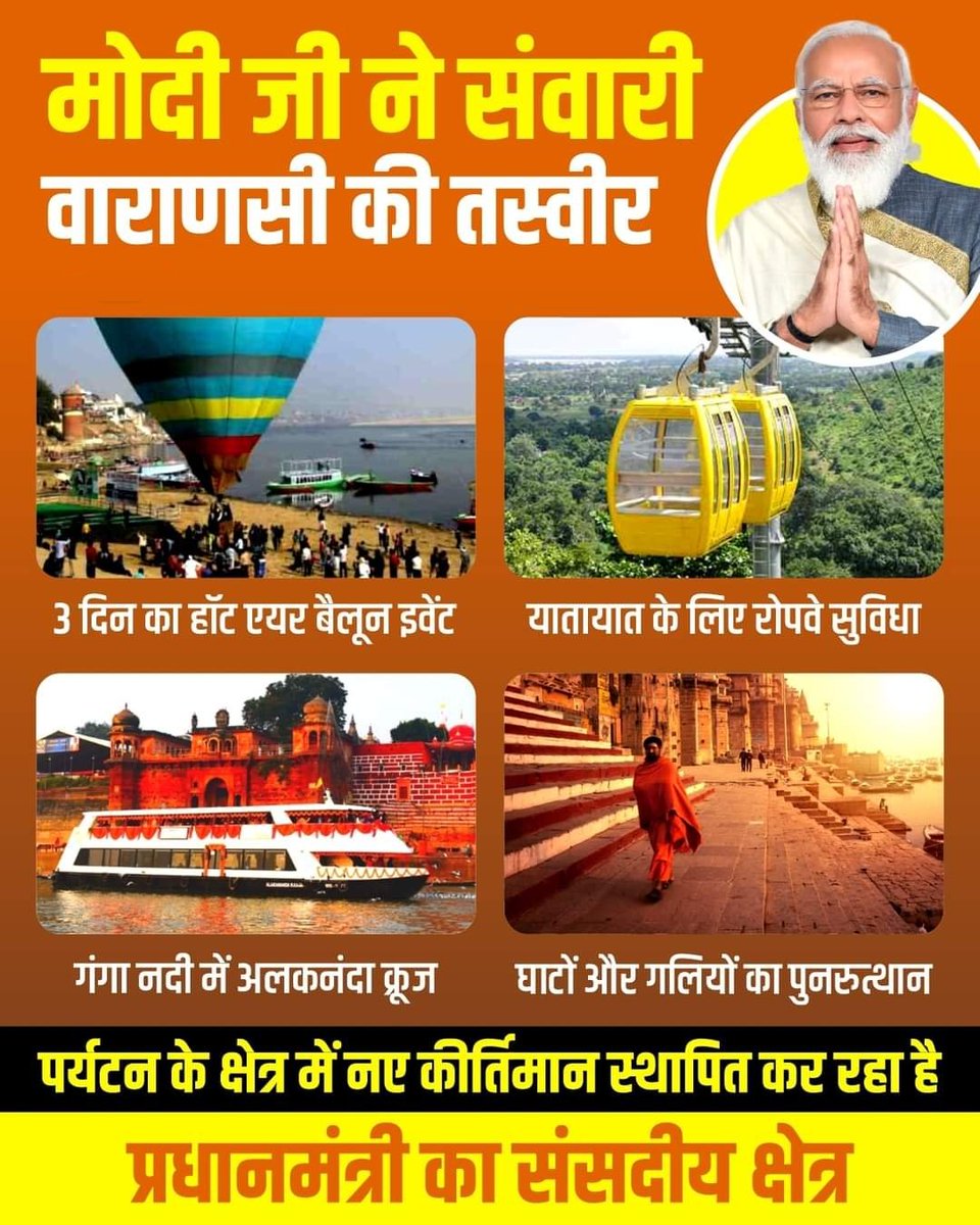 tarunchughbjp's tweet photo. मोदी जी ने संवारी वाराणसी की तस्वीर https://t.co/y0Eba53FWH
